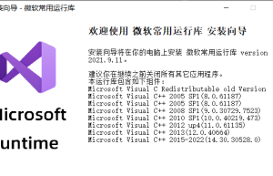 微软常用运行库合集MS Runtime Package(2023.07.12)缩略图