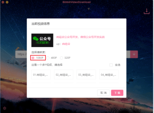 BilibiliVideoDownload v3.2.0 开源免费B站视频下载器支持苹果系统电脑DIY圈-电脑DIY,一个分享电脑DIY硬件,电脑软件,软件素材资源,各类教程的博客-鑫屿翔网络电脑DIY圈