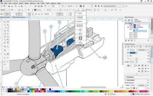 CorelDRAW Technical Suite 2023 24.5.0.686一套专门为优化产品工艺制图和产品设计而开发的软件插图