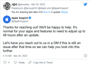 iOS 15.4翻车：iPhone续航暴降50%！苹果新回应用户不满电脑DIY圈-电脑DIY,一个分享电脑DIY硬件,电脑软件,软件素材资源,各类教程的博客-鑫屿翔网络电脑DIY圈