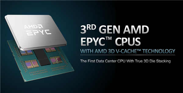 性能飙升66％！AMD发布3D缓存版EPYC：64核心配768MB、5.6万元