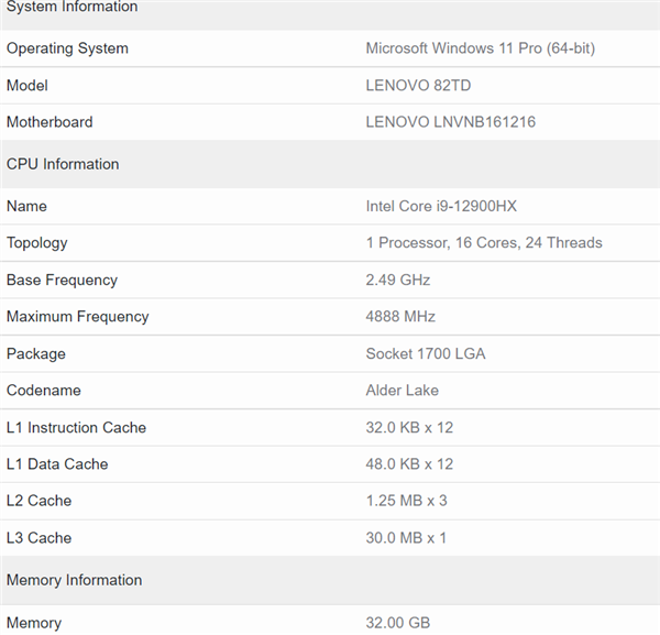 笔记本首次16核心！Intel i9-12900HX处理器首次现身电脑DIY圈-电脑DIY,一个分享电脑DIY硬件,电脑软件,软件素材资源,各类教程的博客-鑫屿翔网络电脑DIY圈