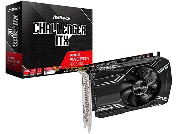 AMD 6nm亮机卡小得可爱:华擎ITX迷你版RX 6400 ITX曝光缩略图 AMD 6nm亮机卡小得可爱:华擎ITX迷你版RX 6400 ITX曝光