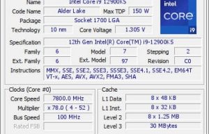 Intel i9-12900KS超频世界纪录：八核全开 冲上7.8GHz