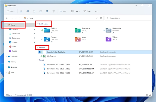 Win11新版22593发布：“我的电脑”首页变样了电脑DIY圈-电脑DIY,一个分享电脑DIY硬件,电脑软件,软件素材资源,各类教程的博客-鑫屿翔网络电脑DIY圈
