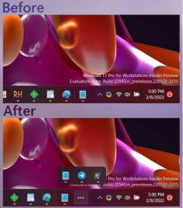 Win11预览版上线全新极简任务栏：经典拖放功能真没了电脑DIY圈-电脑DIY,一个分享电脑DIY硬件,电脑软件,软件素材资源,各类教程的博客-鑫屿翔网络电脑DIY圈