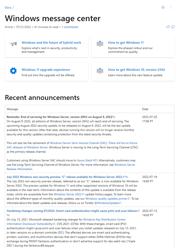 微软再次提醒：Windows Server 20H2下月停更电脑DIY圈-电脑DIY,一个分享电脑DIY硬件,电脑软件,软件素材资源,各类教程的博客-鑫屿翔网络电脑DIY圈