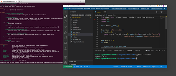 程序员高兴了:微软Visual Studio Code Server服务实现浏览器直接写代码缩略图 程序员高兴了:微软Visual Studio Code Server服务实现浏览器直接写代码