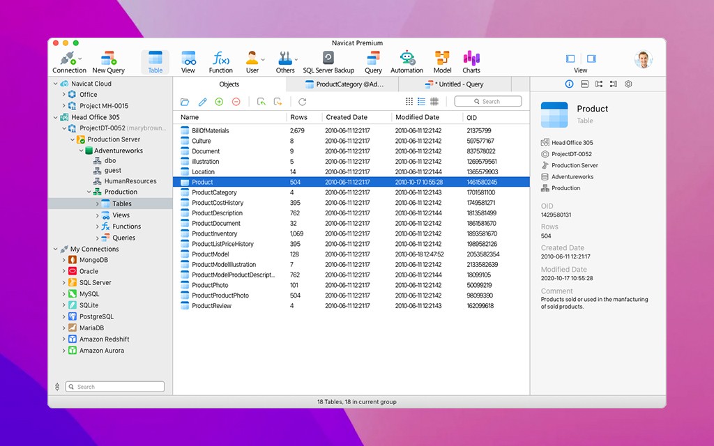 Navicat Premium 16.1.5 Mac学习版电脑DIY圈-电脑DIY,一个分享电脑DIY硬件,电脑软件,软件素材资源,各类教程的博客-鑫屿翔网络电脑DIY圈