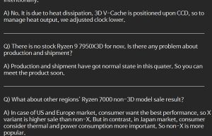 AMD 3D缓存大杀四方!笔记本会上吗?官方回应