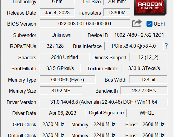 A卡来了!RX 7600M XT跟RTX 4060比性能如何?来看实测