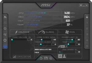 显卡GPU超频软件，微星小飞机 MSI Afterburner 4.6.5 显卡超频工具插图1