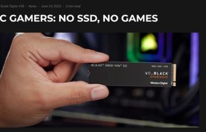 PC玩家：没SSD就没法玩游戏了