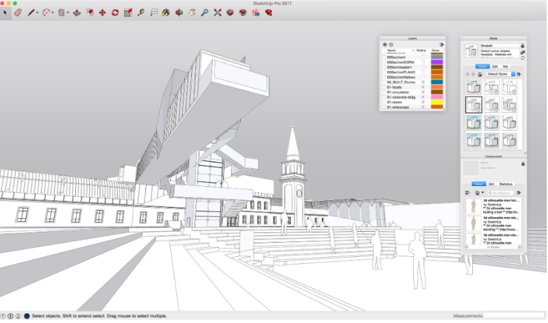 草图大师 SketchUp Pro 2023_23.1.341 3D模型设计软件 win版和mac版缩略图