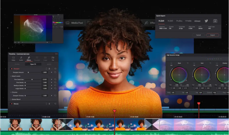 达芬奇调色软件 Blackmagic Design DaVinci Resolve Studio 18.5.41缩略图