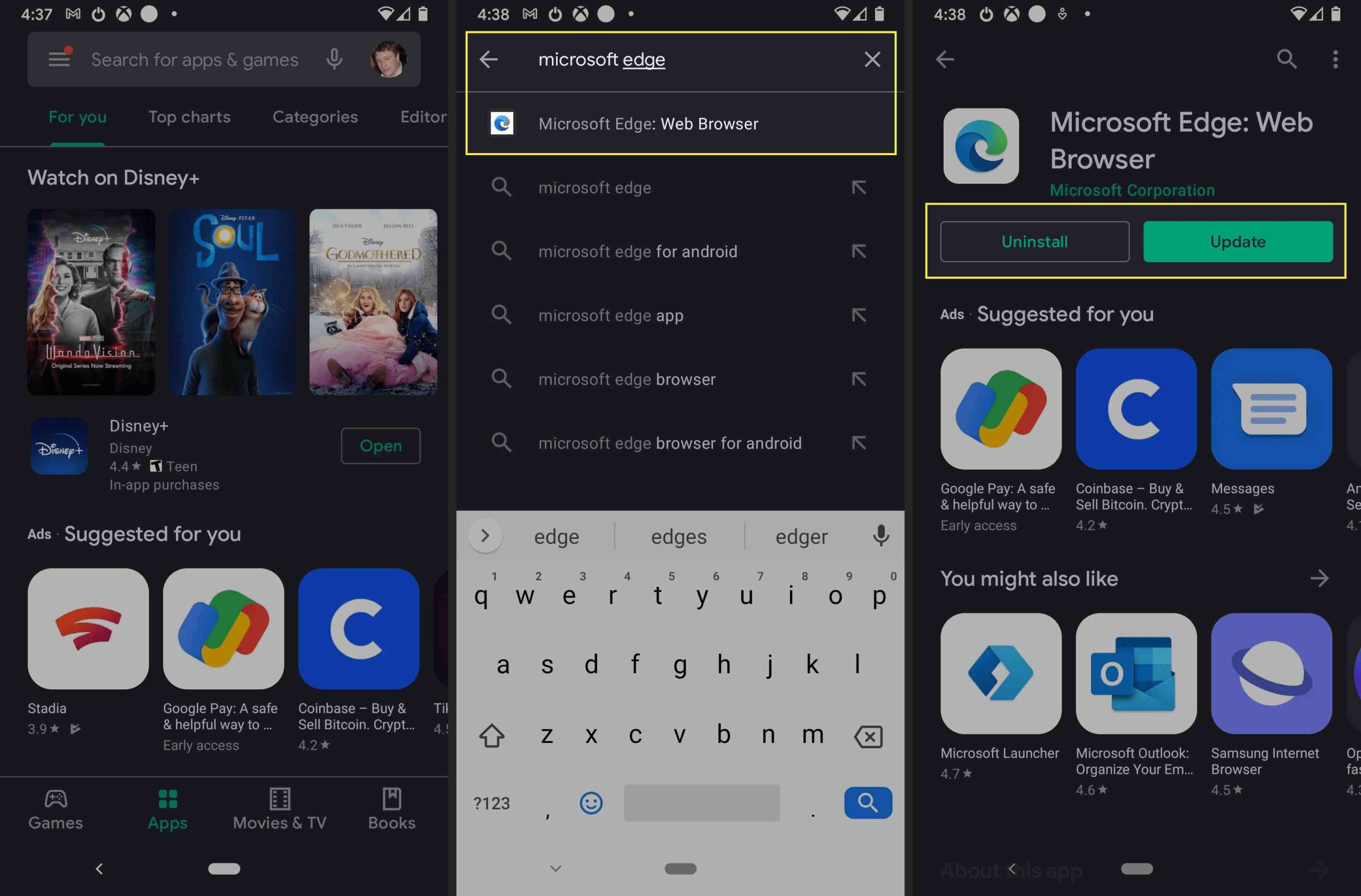 微软Edge浏览器APP v124.0.2478.50 正式版- Google Play电脑DIY圈-电脑DIY,一个分享电脑DIY硬件,电脑软件,软件素材资源,各类教程的博客-鑫屿翔网络电脑DIY圈