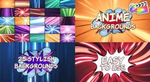 FCPX插件-Anime Backgrounds 25个彩色卡通动漫速度线背景循环动画 mac版电脑DIY圈-电脑DIY,一个分享电脑DIY硬件,电脑软件,软件素材资源,各类教程的博客-鑫屿翔网络电脑DIY圈