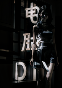 ai模型跑封面图教程-图片中的美女上身穿搭、和下身的腿正好和字形成了一个完美的融合电脑DIY圈-电脑DIY,一个分享电脑DIY硬件,电脑软件,软件素材资源,各类教程的博客-鑫屿翔网络电脑DIY圈