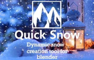 Blender插件-快速制作下雪覆盖特效 Quick Snow v3.2缩略图