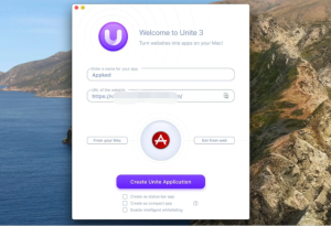 macOS：Unite 5.1.1 将任何Web网站转换为桌面应用电脑DIY圈-电脑DIY,一个分享电脑DIY硬件,电脑软件,软件素材资源,各类教程的博客-鑫屿翔网络电脑DIY圈