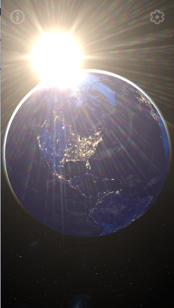 3D地球v1.1.13谷歌版-强大的3D引擎创建了惊人的3D地球模型和光学效果插图