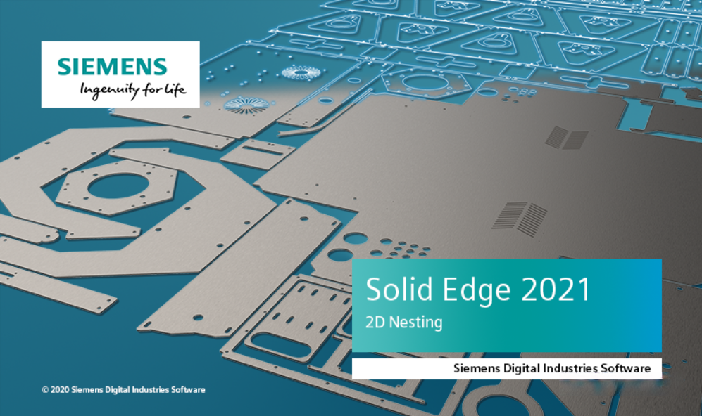 二维优化布局：Siemens Solid Edge 2D Nesting 2021软件免费下载及安装教程一款专业的二维优化布局软件插图
