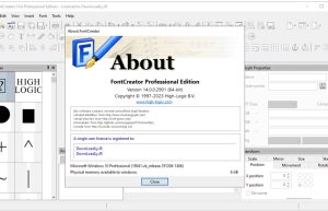 High-Logic FontCreator Pro 15.0.0.2952一款专业的字体编辑软件缩略图