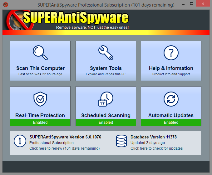 SUPERAntiSpyware Professional 10.0.1260一款专业的反间谍软件插图