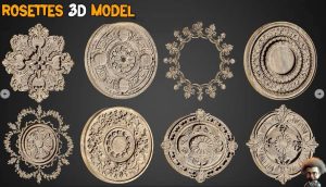 3D模型 80种花卉装饰及30个花环三维模型80 Flower Ornaments & 30 Rosettes 3D Model电脑DIY圈-电脑DIY,一个分享电脑DIY硬件,电脑软件,软件素材资源,各类教程的博客-鑫屿翔网络电脑DIY圈