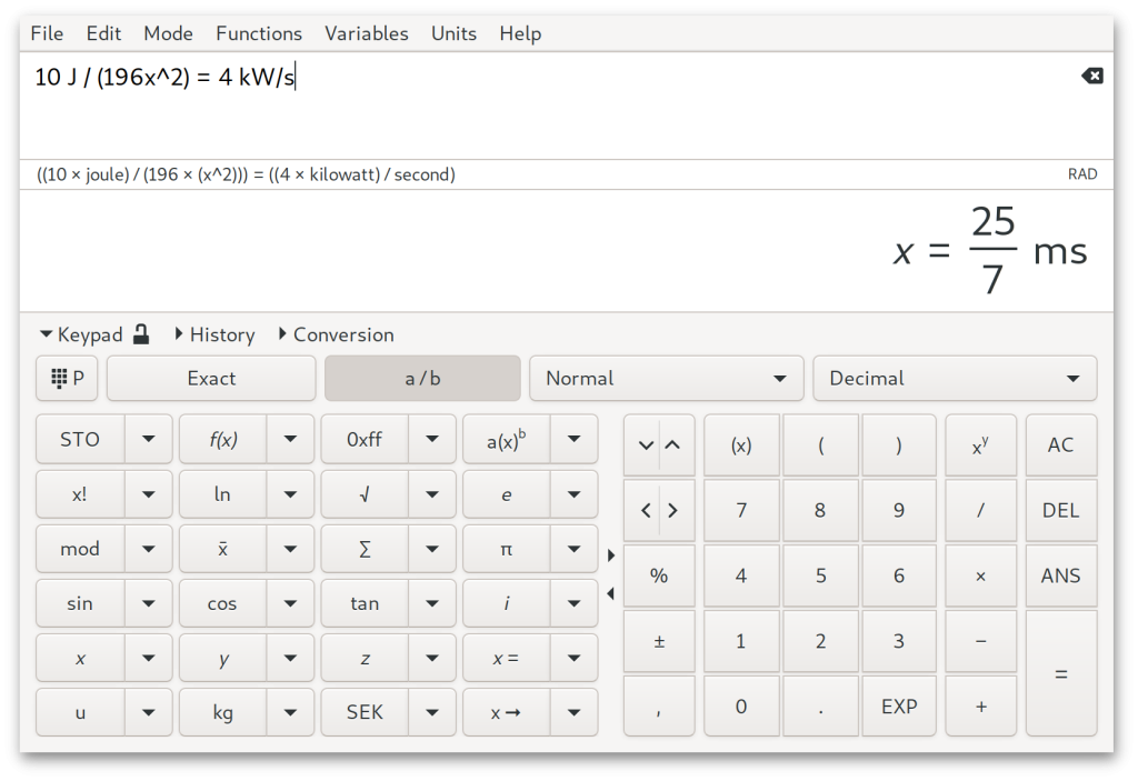 Qalculate! 5.0.0 全能數(shù)學(xué)計(jì)算器插圖 Qalculate! 5.0.0 全能數(shù)學(xué)計(jì)算器