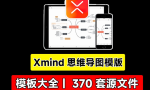 Xmind思维导图模板大合集！5大分类，370套源文件可编辑，思维整理缩略图