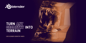 Blender预设，多边形地帽地形场景资产预设 Blender Auto Terrainer电脑DIY圈-电脑DIY,一个分享电脑DIY硬件,电脑软件,软件素材资源,各类教程的博客-鑫屿翔网络电脑DIY圈