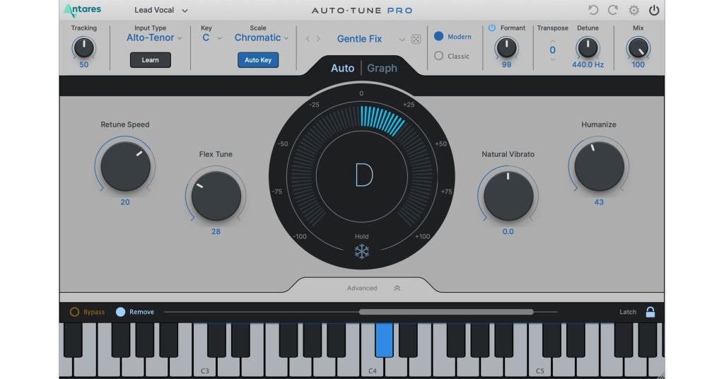 Antares Auto-Tune Pro X 10.3.1 人声自动修音插件一款专业的人声自动修音插件插图