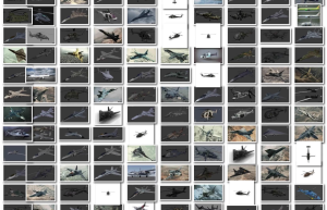 精品3D模型，大型客机飞机战斗机直升飞机模型包，多种格式！缩略图