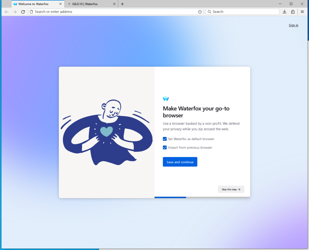 Waterfox(水狐浏览器) vG6.5.6官方版一款基于Mozilla Firefox开发的开源网络浏览器插图