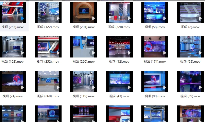 690+款虚拟演播厅绿幕背景素材合集合集-无水印-直播必备素材插图1