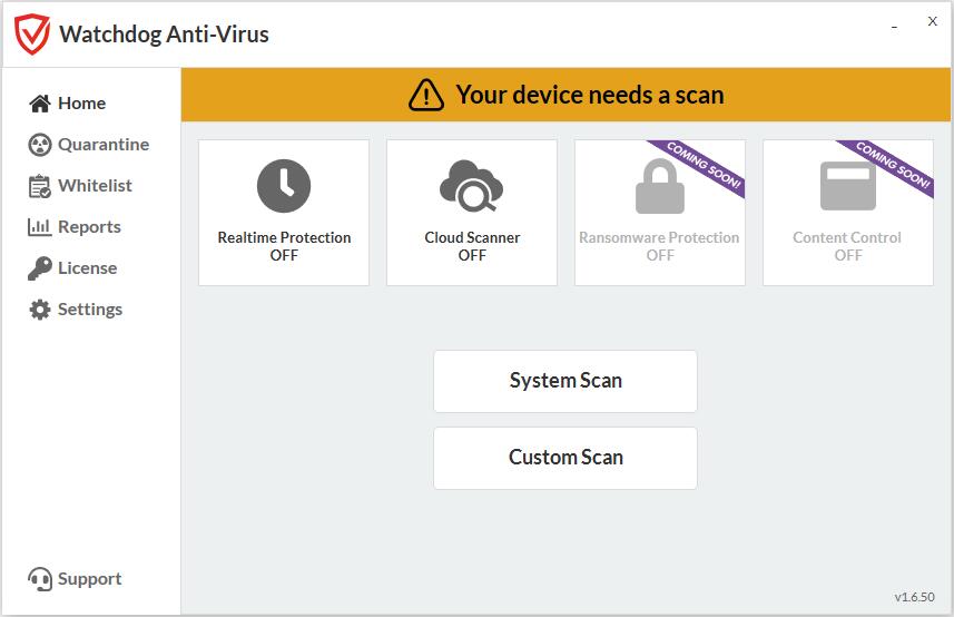 Watchdog Anti-Virus v1.6.525一款专业的反病毒软件电脑DIY圈-电脑DIY,一个分享电脑DIY硬件,电脑软件,软件素材资源,各类教程的博客-鑫屿翔网络电脑DIY圈