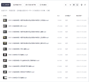 目前最全面的AE+PR+C4D教程共1000集电脑DIY圈-电脑DIY,一个分享电脑DIY硬件,电脑软件,软件素材资源,各类教程的博客-鑫屿翔网络电脑DIY圈