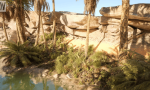 沙丘沙漠景观环境场景ue游戏素材，含棕榈树、岩石、碎石、植物、纹理等缩略图