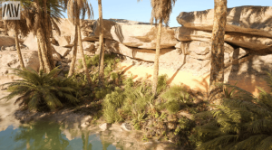 沙丘沙漠景观环境场景ue游戏素材，含棕榈树、岩石、碎石、植物、纹理等电脑DIY圈-电脑DIY,一个分享电脑DIY硬件,电脑软件,软件素材资源,各类教程的博客-鑫屿翔网络电脑DIY圈