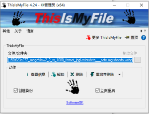ThisIsMyFile_x64 v4.24.0一款免费的Windows工具，用于解锁、删除、复制或移动被锁定的文件电脑DIY圈-电脑DIY,一个分享电脑DIY硬件,电脑软件,软件素材资源,各类教程的博客-鑫屿翔网络电脑DIY圈