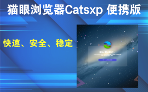 猫眼浏览器Catsxp v4.12.3 便携版一款基于Chromium内核开发的网页浏览器电脑DIY圈-电脑DIY,一个分享电脑DIY硬件,电脑软件,软件素材资源,各类教程的博客-鑫屿翔网络电脑DIY圈