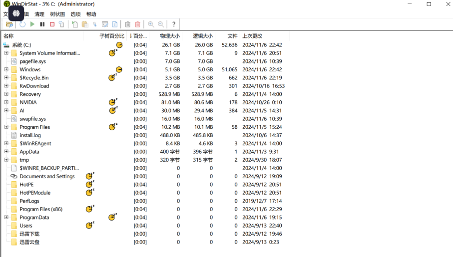 WinDirStat v2.2.0 一款非常实用的开源磁盘空间分析工具插图3